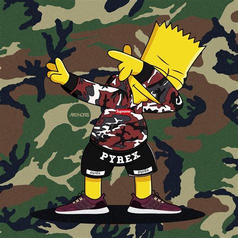 bart simson gucci|gucci simpson wallpaper 4k.